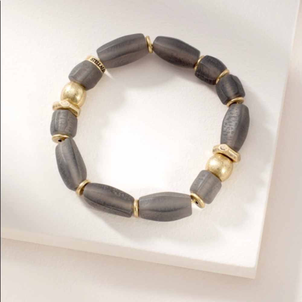 Stella & Dot Brix Bracelet - Grey - Picture 1 of 2